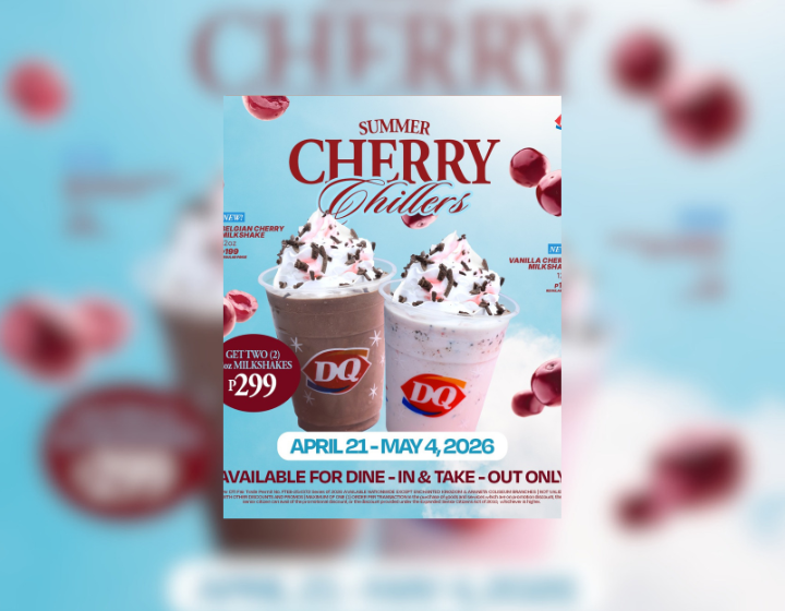 Get 2 Milkshakes for only P299 