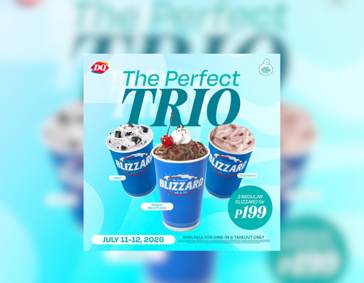 THREE Regular Blizzards for only P199