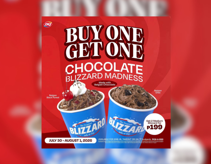 BUY 1 GET 1 Medium Belgian Blizzard