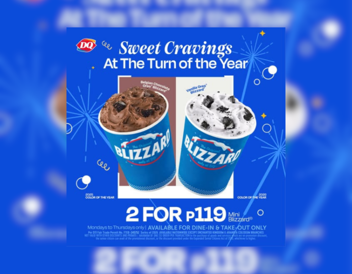 Two Mini Oreo Blizzards for only P119