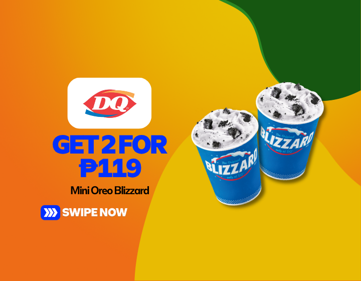 2 Mini Oreo Blizzards for Only ₱119