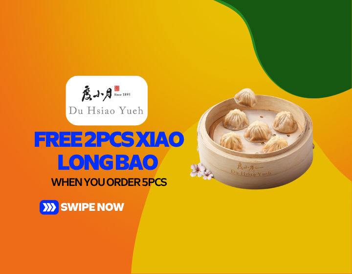 FREE 2ps Original Xiao Long Bao when you order 5pcs