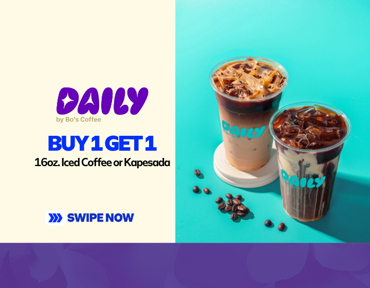 Buy 1 Take 1 on Iced Coffee or Kapesada