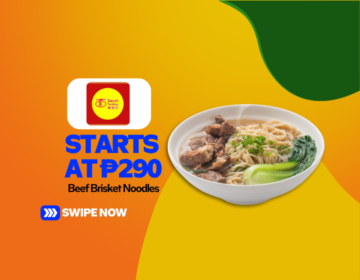 Beef Brisket Noodles Starting At P290