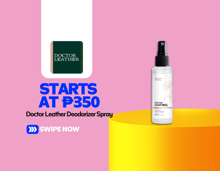 "Doctor Leather Deodorizer Spray Starting At P350 "