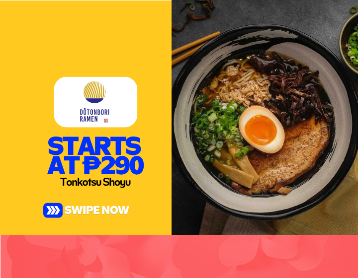 Tonkotsu Shoyu Starting At P290