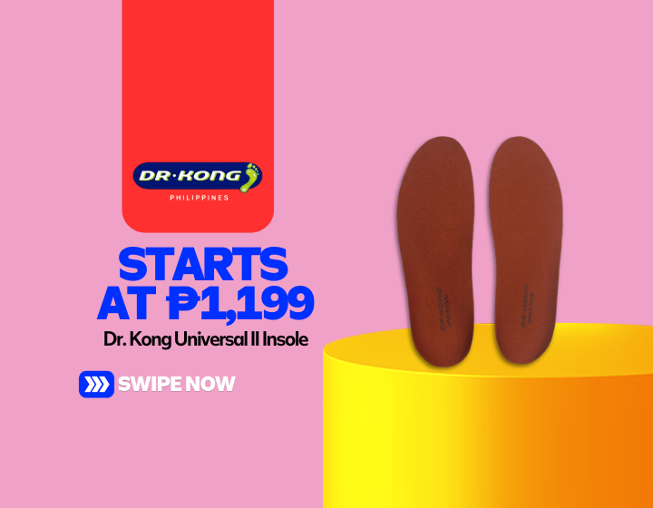 Dr. Kong Universal II Insole Starting At P1,199