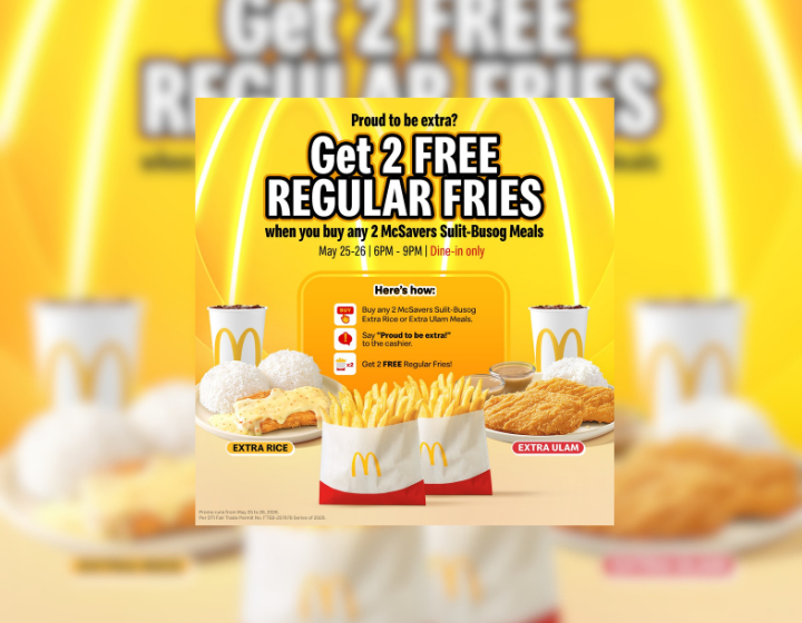 FREE Two Regular Fries