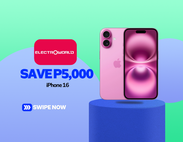 SAVE P5,000 on iPhone 16