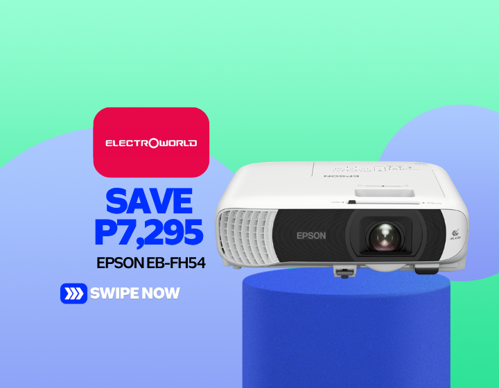 SAVE P7,295 FOR EPSON EB-FH54