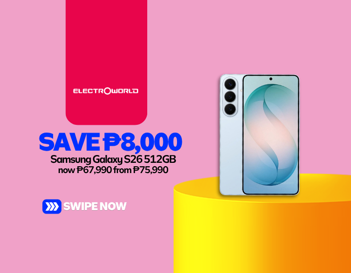 Less P8,000 On The Samsung Galaxy S26 512GB