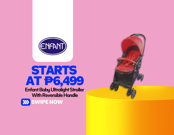 Enfant Baby Ultralight Stroller With Reversible Handle Starting At P6,499
