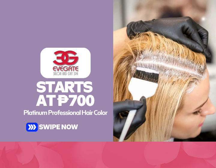 Platinum Professional Hair Color Starting At P700