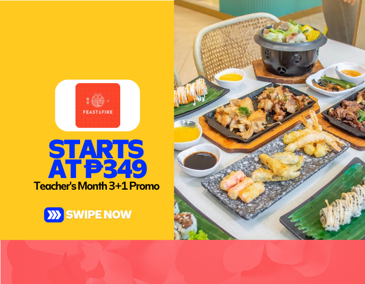 Teacher's Month 3+1 Promo Starting At P349