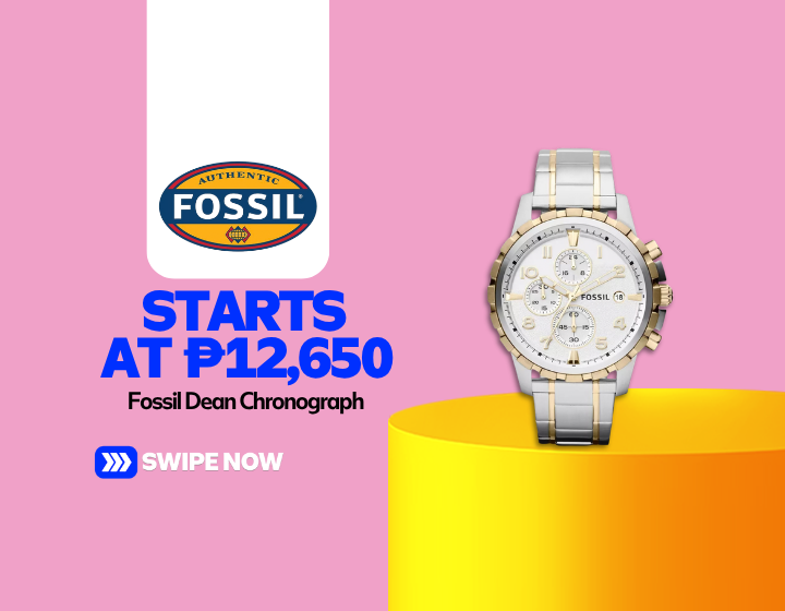 Fossil Dean Chronograph Starting At P12,650