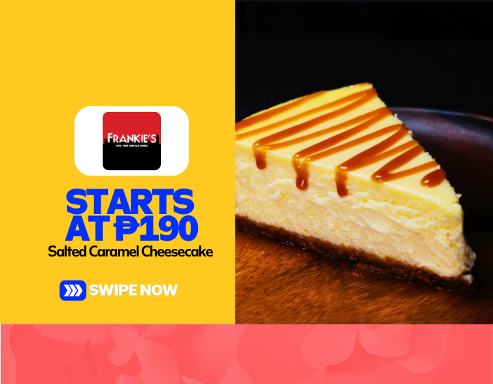 Salted Caramel Cheesecake Starting At P190