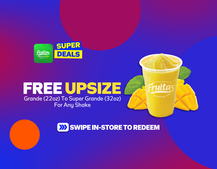 Free Upsize From Grande To Super Grande For Any Shake