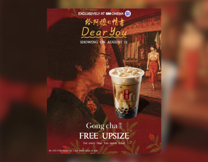 FREE Upsize when you present your Dear You  movie ticket