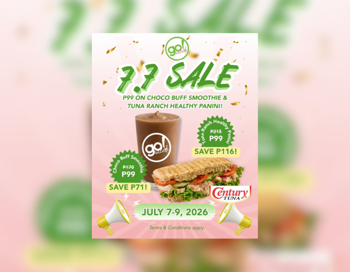 Choco Buff Smoothie and Tuna Ranch Panini For Only P99