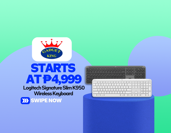 Logitech Signature Slim K950 Wireless Keyboard Starting At P4,999
