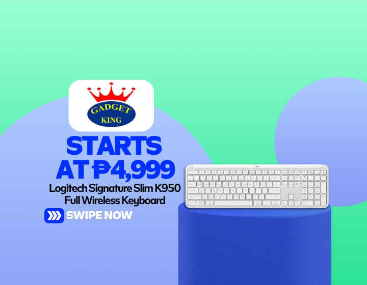 Logitech Signature Slim K950 Full Wireless Keyboard Starting At P4,999