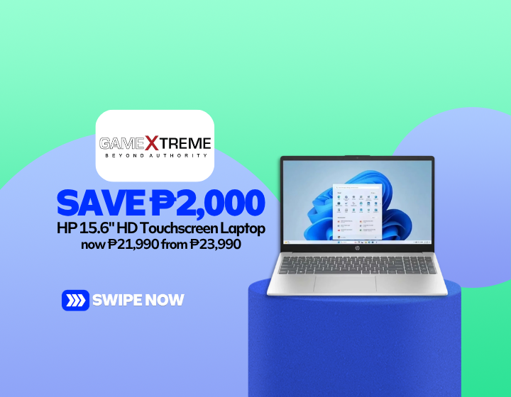 Less P2,000 On The HP 15.6" HD Touchscreen Laptop