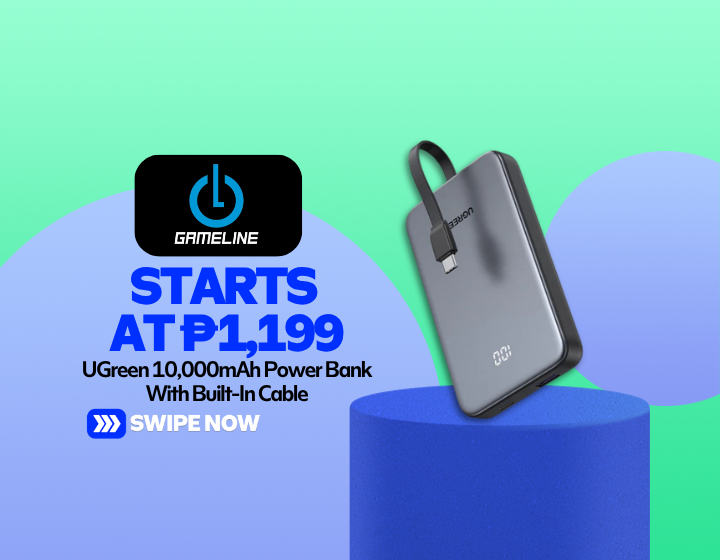 UGreen 10,000mAh Power Bank With Built-In Cable Starting At P1,199