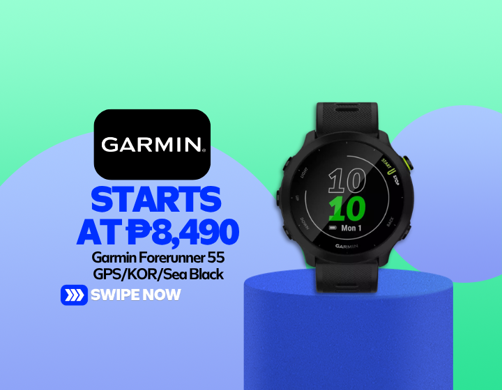 Garmin Forerunner 55 GPS/KOR/Sea Black Starting At P8,490