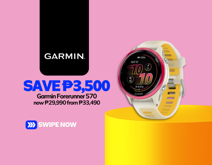 Less P3,500 On The Garmin Forerunner 570