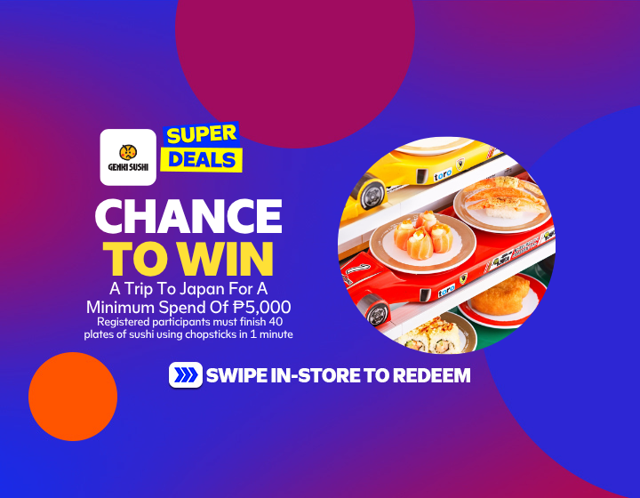 40 Plates To Japan: Group of 4 Diners Get A Chance To Win A Trip To Japan For A Minimum Spend Of P5,000