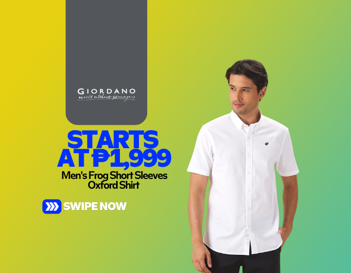  Men's Frog Short Sleeves Oxford Shirt Starting At P1,999