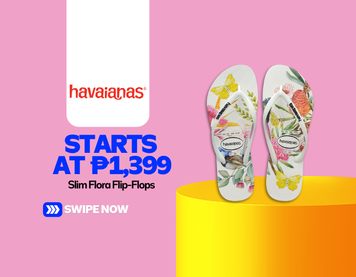 Slim Flora Flip-Flops Starting At P1,399