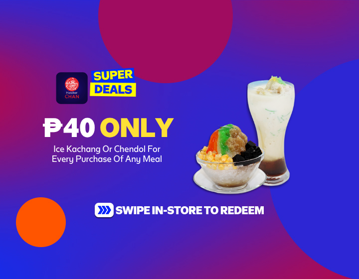 P40 Only On Ice Kachang Or Chendol For Every Purchase Of Any Meal 