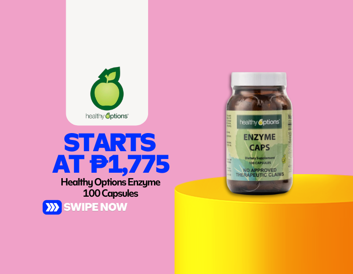 Healthy Options Enzyme 100 Capsules Starting At P1,775