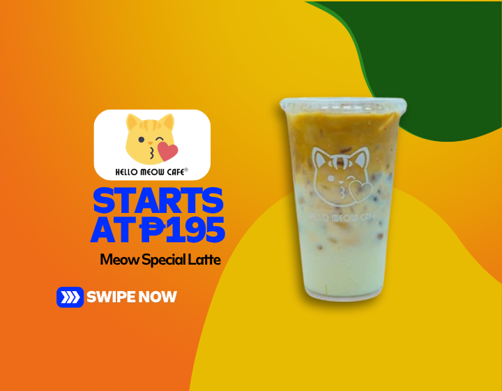 Meow Special Latte Starting At P195