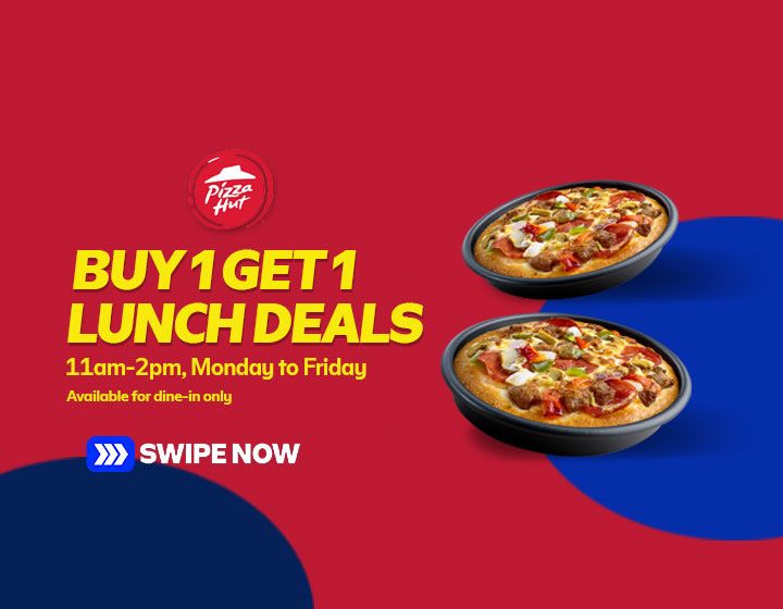 BUY 1 TAKE 1 on Personal Pan Pizza