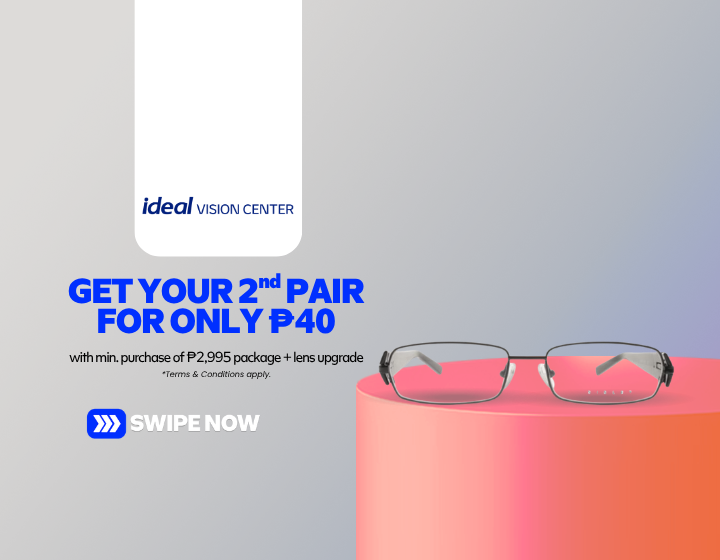 Get Your 2nd Pair for Only ₱40
