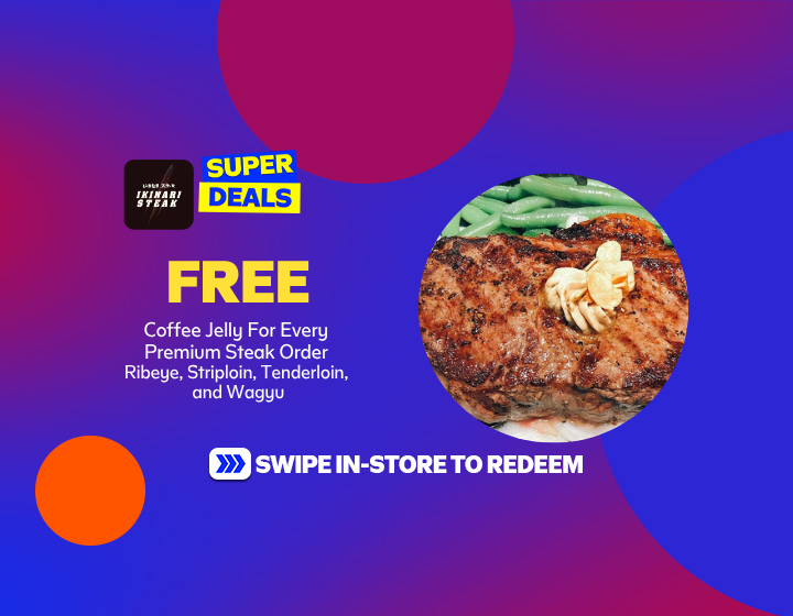 Free Coffee Jelly For Every Premium Steak Order