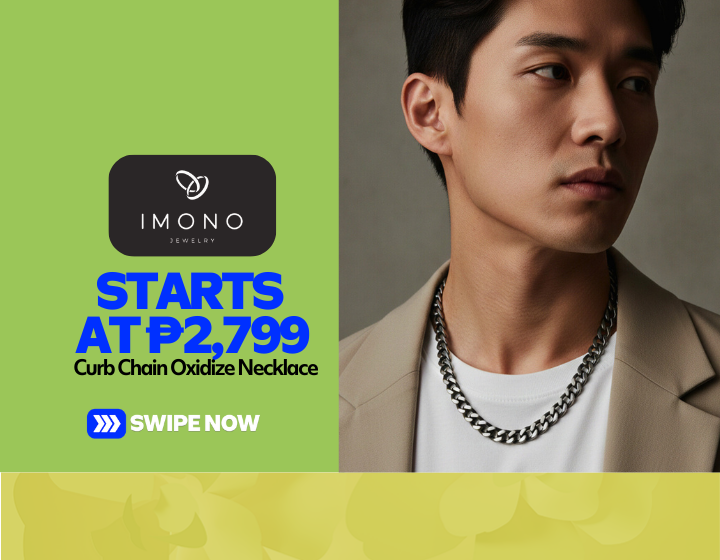 Curb Chain Oxidize Necklace Starting At P2,799
