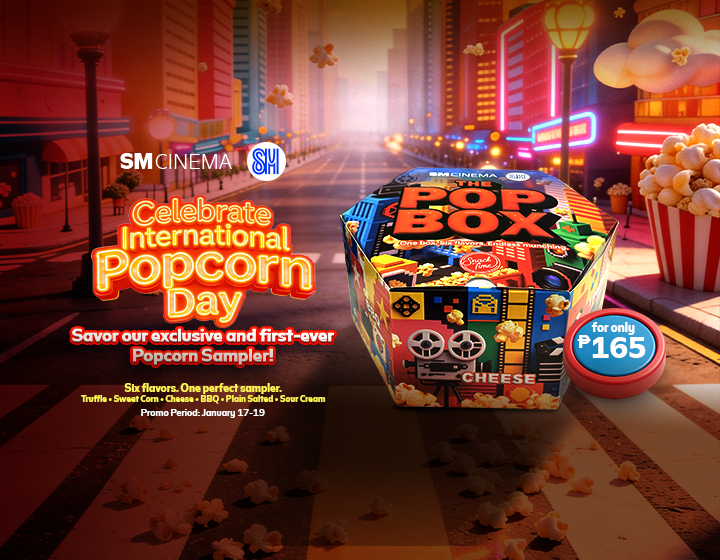 Limited-time treat Popcorn Sampler starts at ₱165