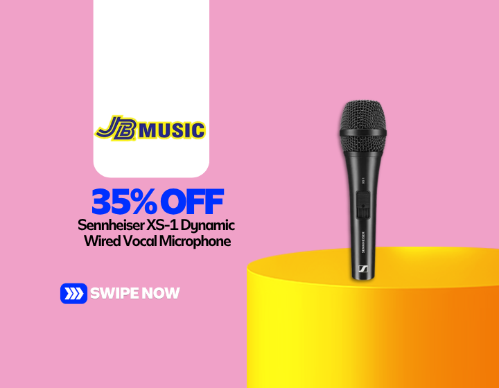 35% Off On The Sennheiser XS-1 Dynamic Wired Vocal Microphone