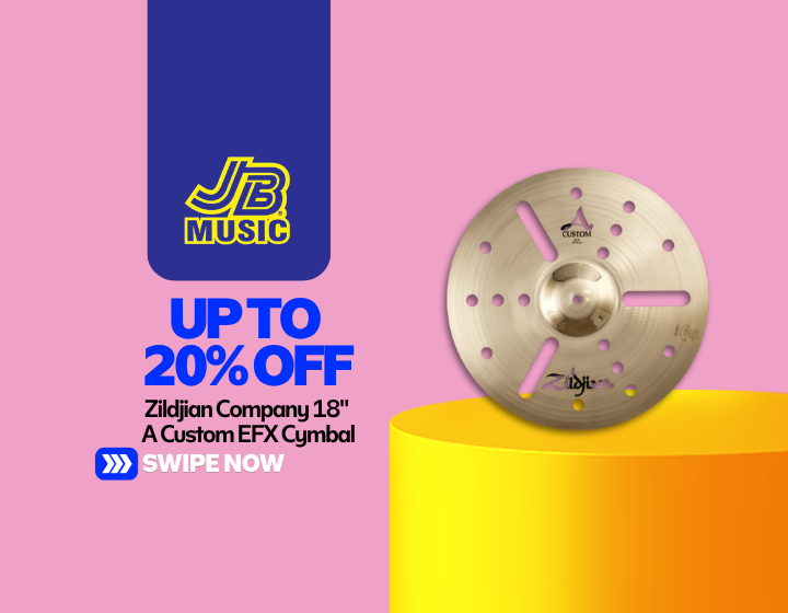 Up to 20% Off On The Zildjian Company 18" A Custom EFX Cymbal