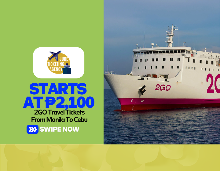 2GO Travel Tickets From Manila To Cebu Starting At P2,100