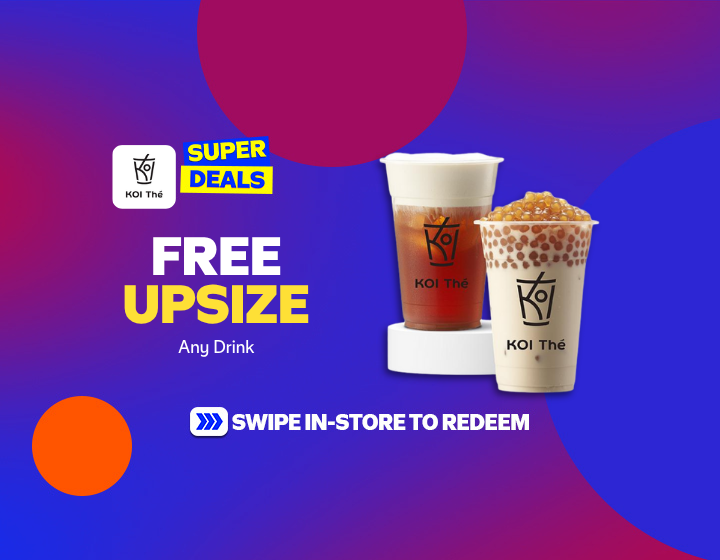 Free Upsize Of Any Drink