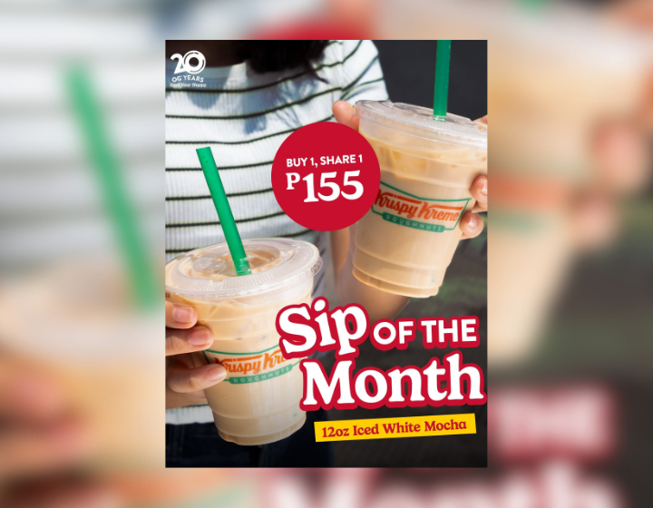 Buy One, Get One 12oz Iced White Mocha