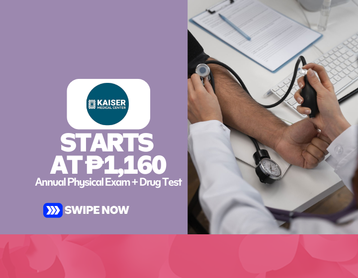 Annual Physical Exam + Drug Test Starting At P1,160