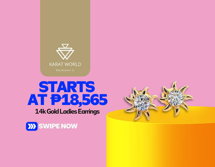 14k Gold Ladies Earrings Starting At P18,565