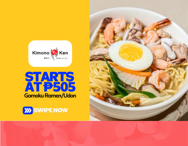 Gomoku Ramen/Udon Starting At P505
