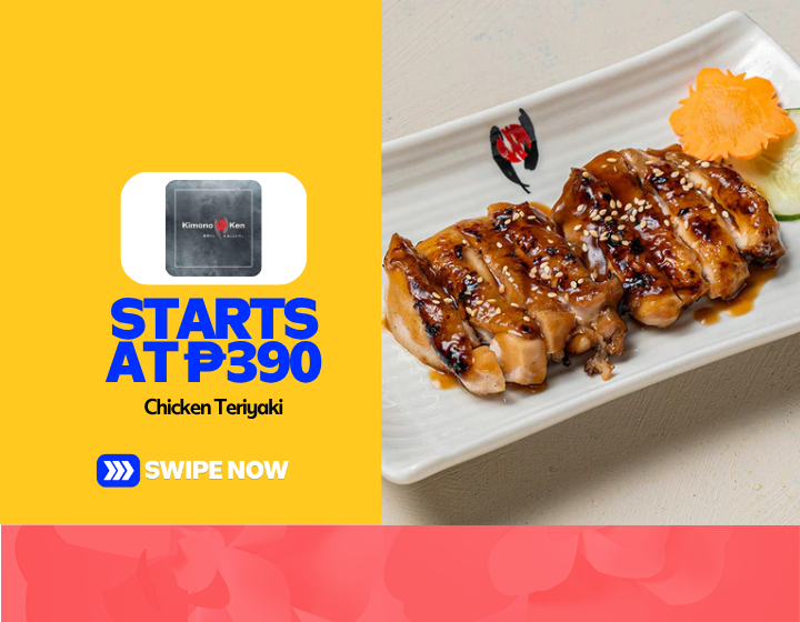Chicken Teriyaki Starting At P390