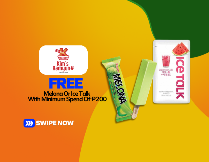 Free Melona Or Ice Talk With Minimum Spend Of P200